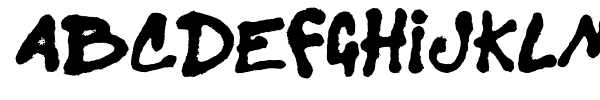 Sister Spray font preview